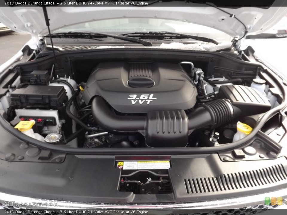 3.6 Liter DOHC 24-Valve VVT Pentastar V6 Engine for the 2013 Dodge Durango #76003576