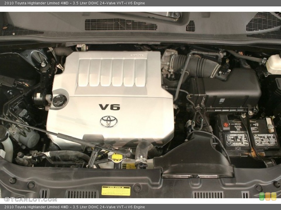3.5 Liter DOHC 24-Valve VVT-i V6 Engine for the 2010 Toyota Highlander #76005988