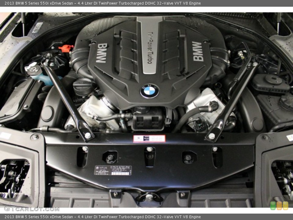 4.4 Liter DI TwinPower Turbocharged DOHC 32-Valve VVT V8 Engine for the 2013 BMW 5 Series #76009822