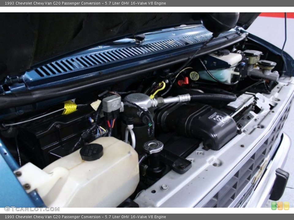 5.7 Liter OHV 16-Valve V8 Engine for the 1993 Chevrolet Chevy Van #76010080