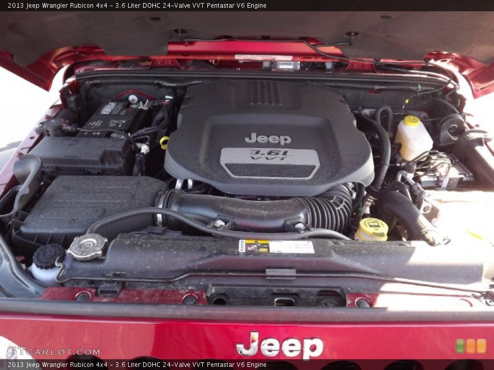 3.6 Liter DOHC 24-Valve VVT Pentastar V6 Engine for the 2013 Jeep Wrangler #76031160