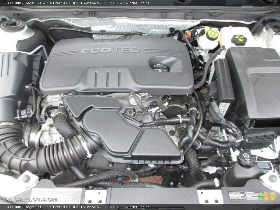 2.4 Liter SIDI DOHC 16-Valve VVT ECOTEC 4 Cylinder Engine for the 2011 Buick Regal #76034088