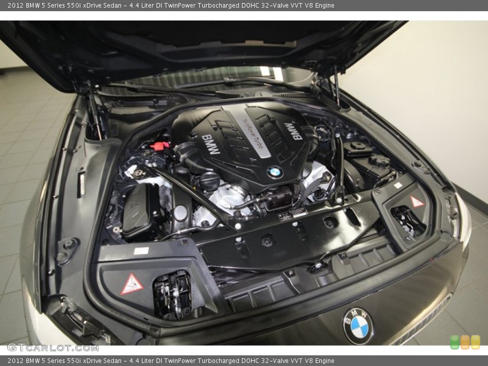 4.4 Liter DI TwinPower Turbocharged DOHC 32-Valve VVT V8 Engine for the 2012 BMW 5 Series #76037661