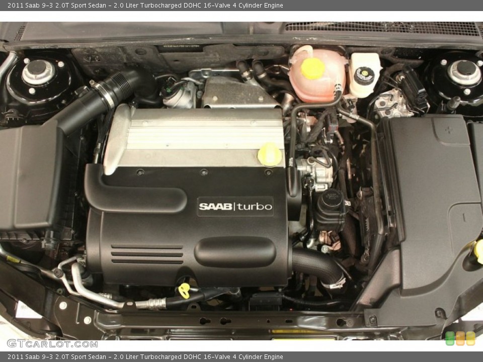2.0 Liter Turbocharged DOHC 16-Valve 4 Cylinder Engine for the 2011 Saab 9-3 #76041948