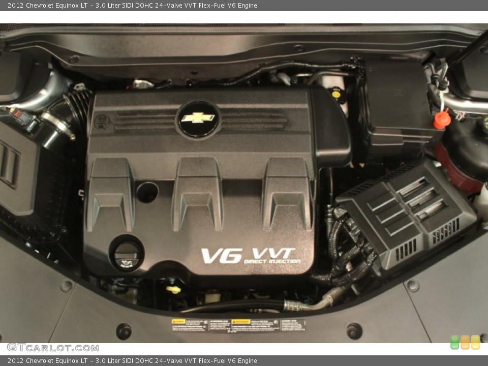 3.0 Liter SIDI DOHC 24-Valve VVT Flex-Fuel V6 2012 Chevrolet Equinox Engine