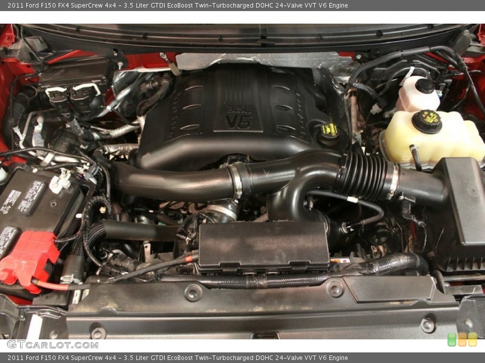 3.5 Liter GTDI EcoBoost Twin-Turbocharged DOHC 24-Valve VVT V6 Engine for the 2011 Ford F150 #76046961