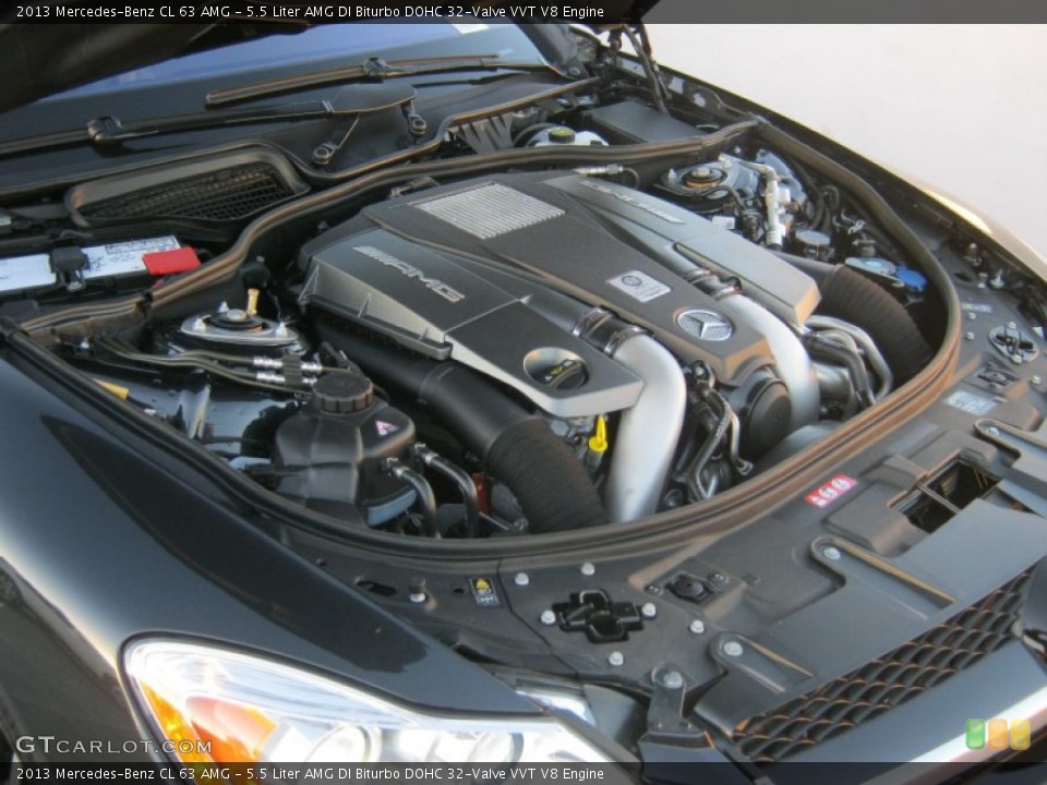 5.5 Liter AMG DI Biturbo DOHC 32-Valve VVT V8 Engine for the 2013 Mercedes-Benz CL #76049475