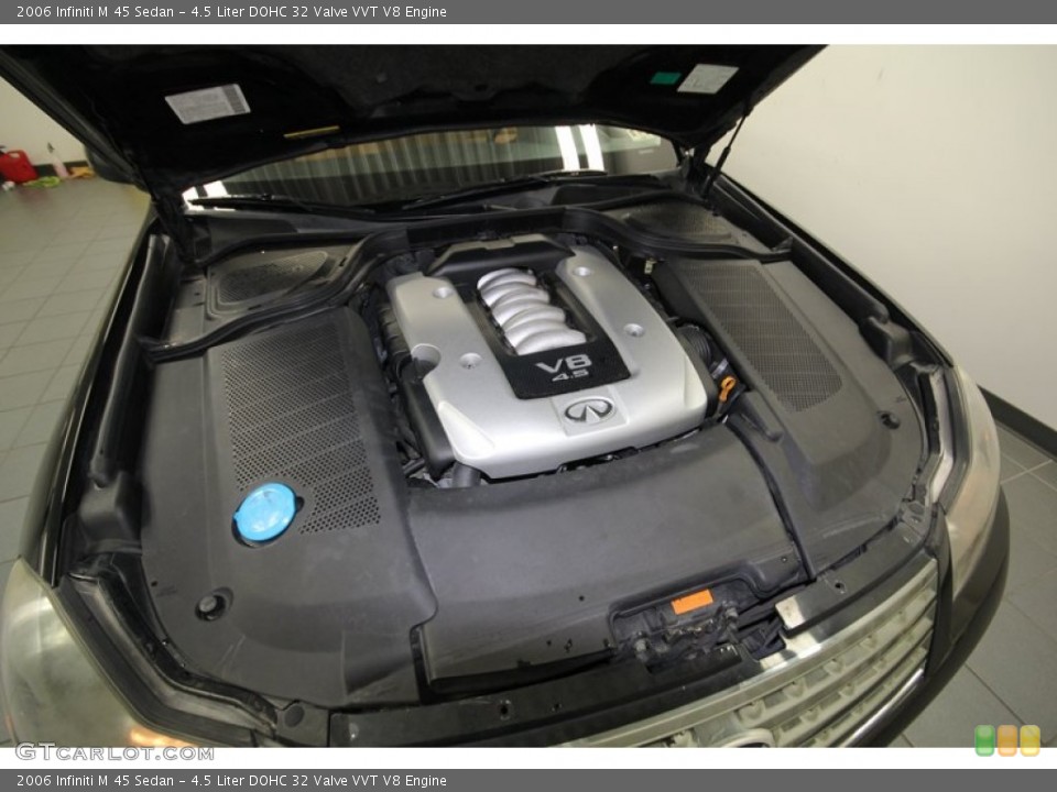 4.5 Liter DOHC 32 Valve VVT V8 2006 Infiniti M Engine