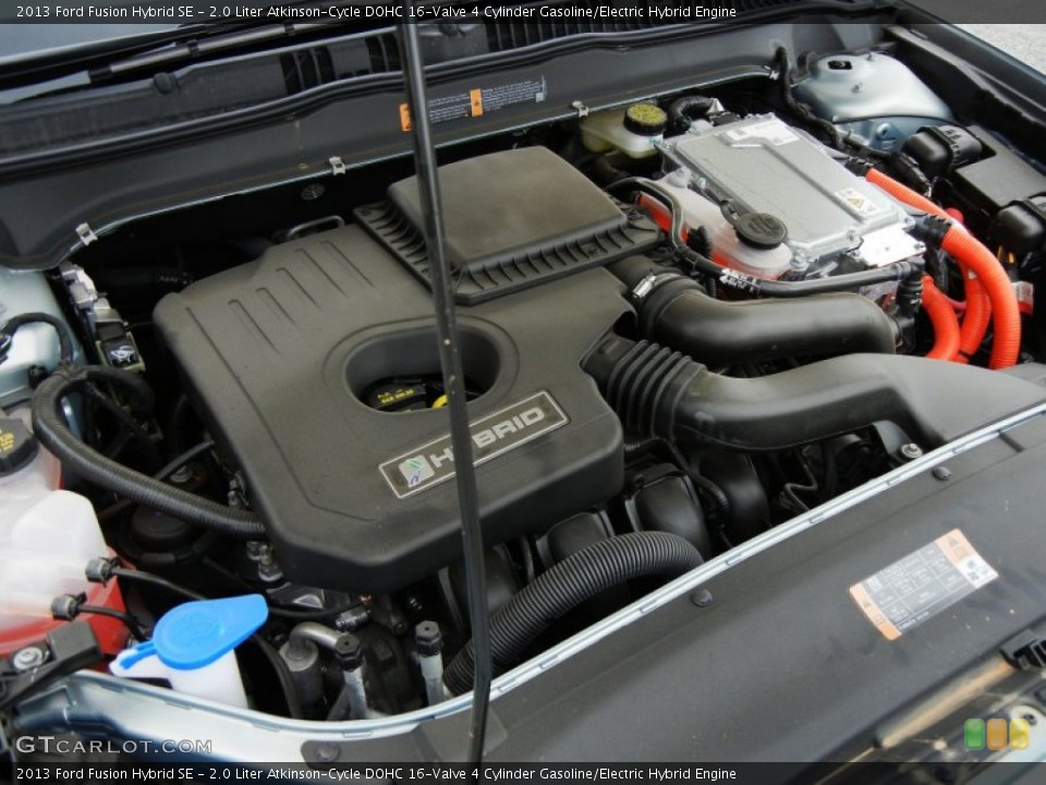 2.0 Liter Atkinson-Cycle DOHC 16-Valve 4 Cylinder Gasoline/Electric Hybrid 2013 Ford Fusion Engine