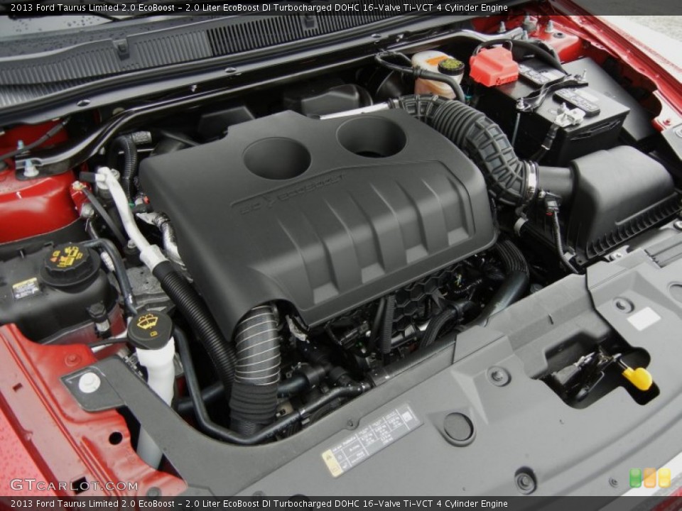 2.0 Liter EcoBoost DI Turbocharged DOHC 16-Valve Ti-VCT 4 Cylinder Engine for the 2013 Ford Taurus #76064595