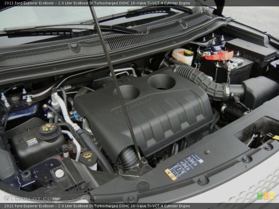 2.0 Liter EcoBoost DI Turbocharged DOHC 16-Valve Ti-VCT 4 Cylinder Engine for the 2013 Ford Explorer #76064760
