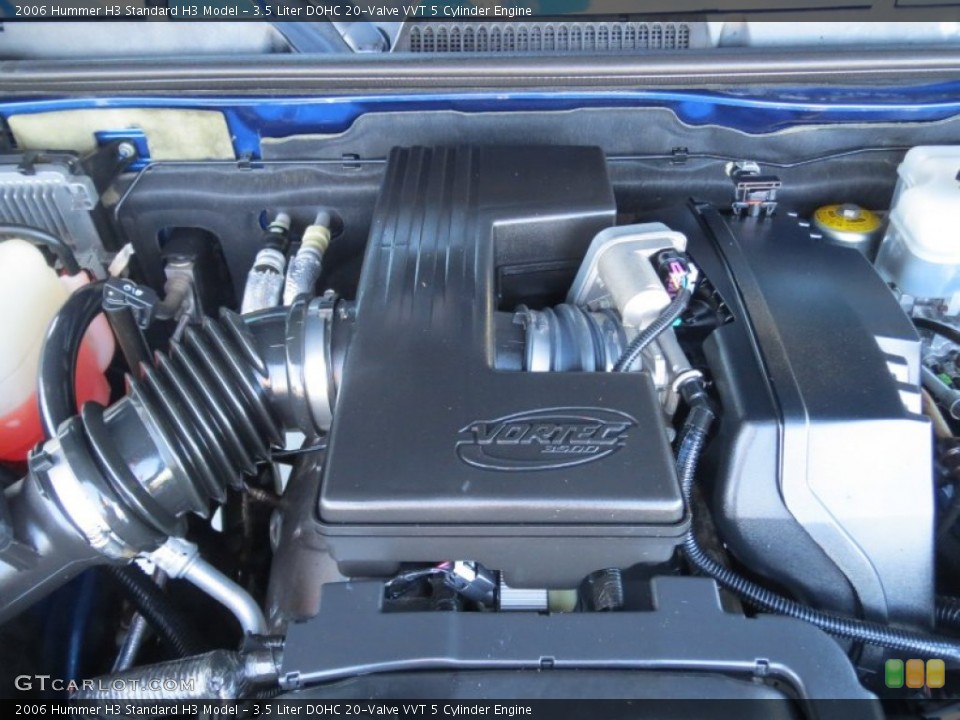 3.5 Liter DOHC 20-Valve VVT 5 Cylinder Engine for the 2006 Hummer H3 #76082246