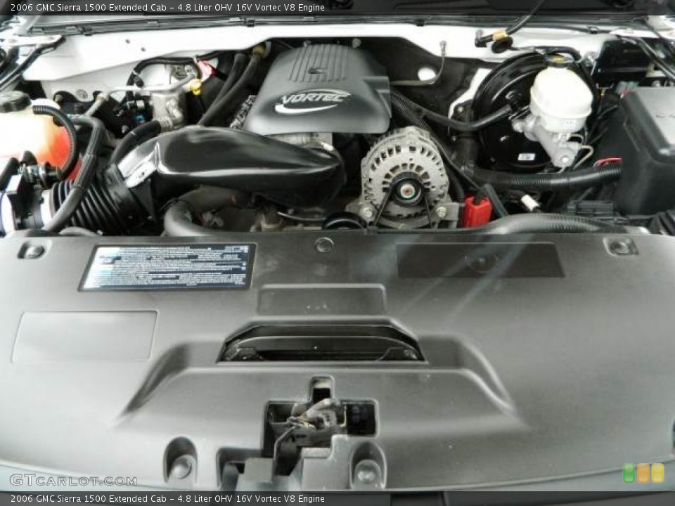 4.8 Liter OHV 16V Vortec V8 2006 GMC Sierra 1500 Engine