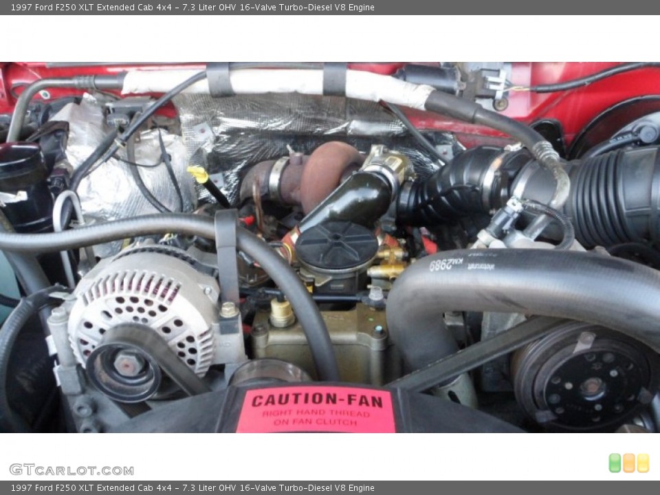 7.3 Liter OHV 16-Valve Turbo-Diesel V8 Engine for the 1997 Ford F250 #76101755