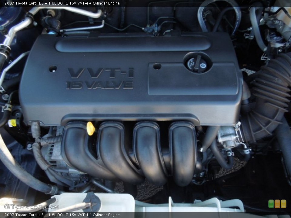 1.8L DOHC 16V VVT-i 4 Cylinder Engine for the 2007 Toyota Corolla #76113083