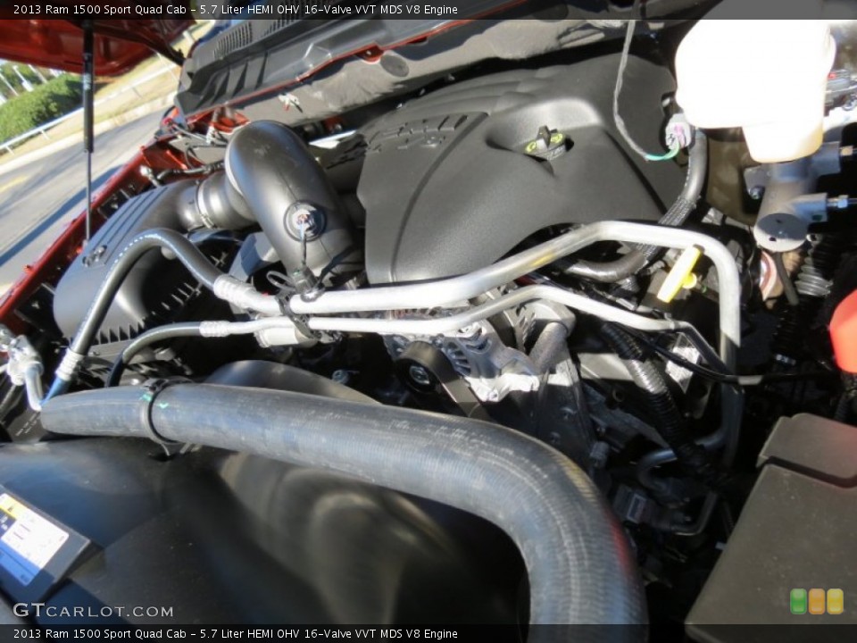 5.7 Liter HEMI OHV 16-Valve VVT MDS V8 Engine for the 2013 Ram 1500 #76118507