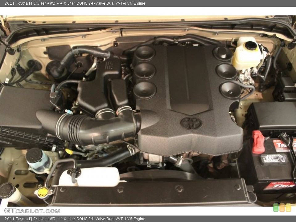 4.0 Liter DOHC 24-Valve Dual VVT-i V6 Engine for the 2011 Toyota FJ Cruiser #76118844