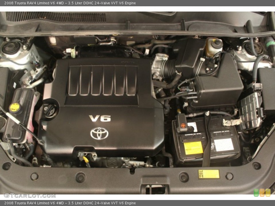 3.5 Liter DOHC 24-Valve VVT V6 Engine for the 2008 Toyota RAV4 #76119486