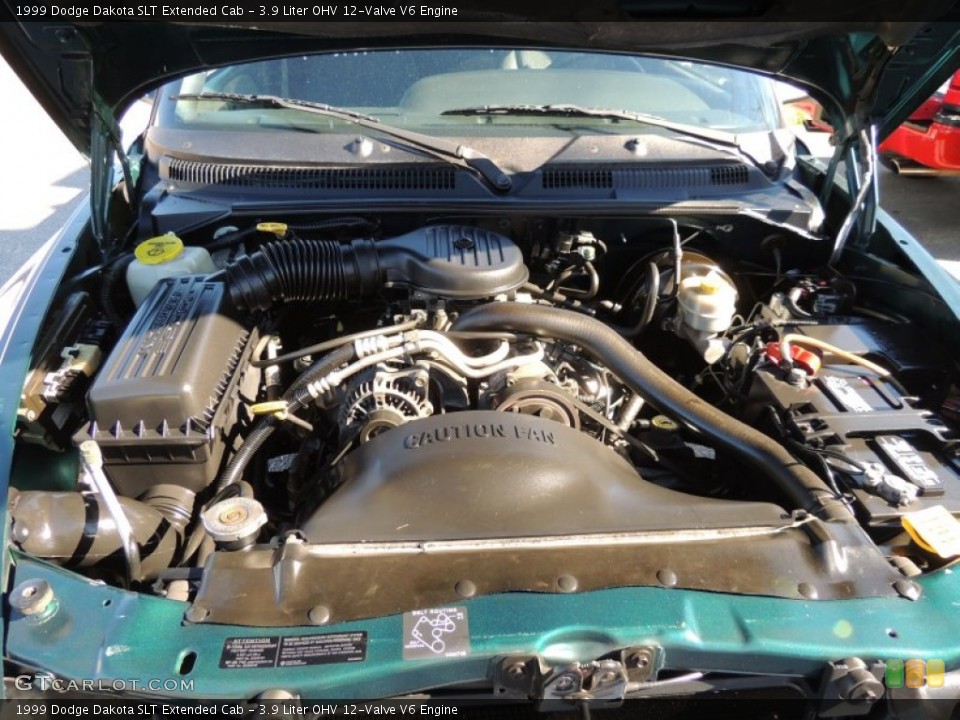 3.9 Liter OHV 12-Valve V6 Engine for the 1999 Dodge Dakota #76121633