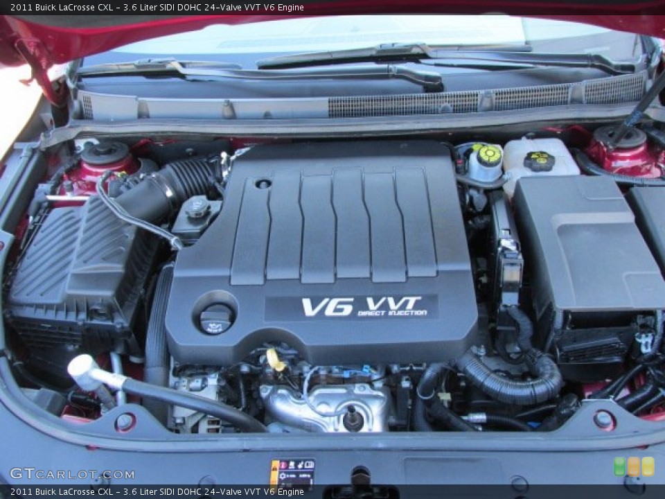 3.6 Liter SIDI DOHC 24-Valve VVT V6 Engine for the 2011 Buick LaCrosse #76124975