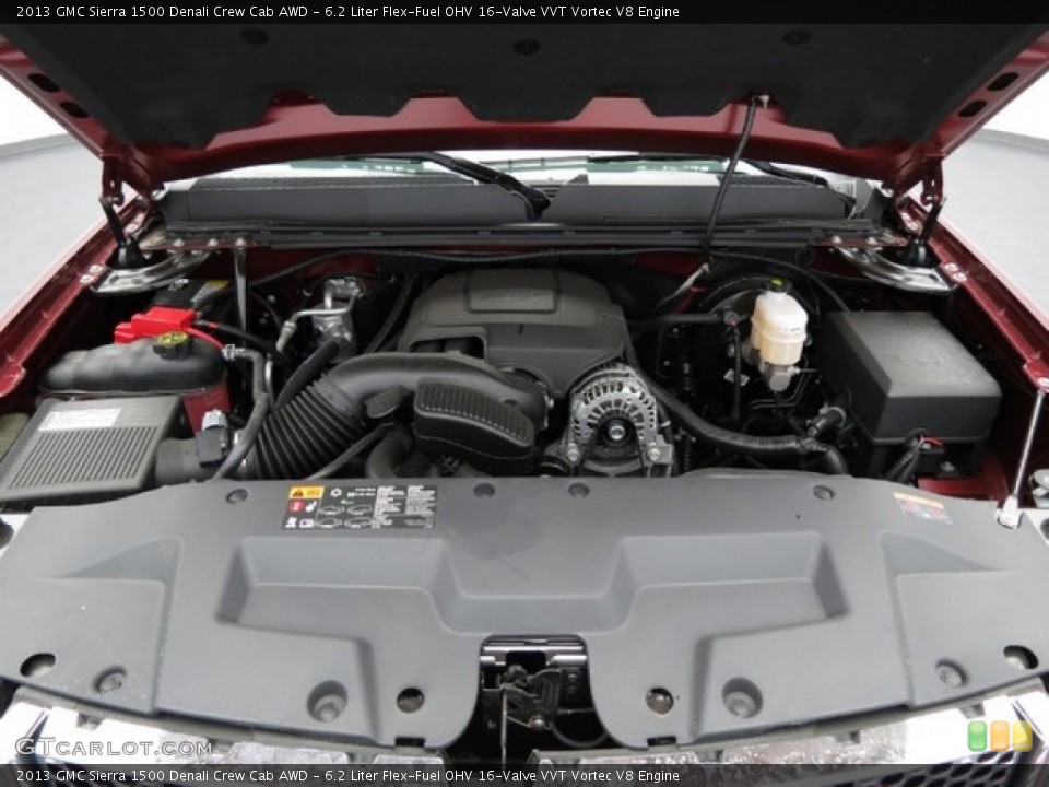 6.2 Liter Flex-Fuel OHV 16-Valve VVT Vortec V8 Engine for the 2013 GMC Sierra 1500 #76138425