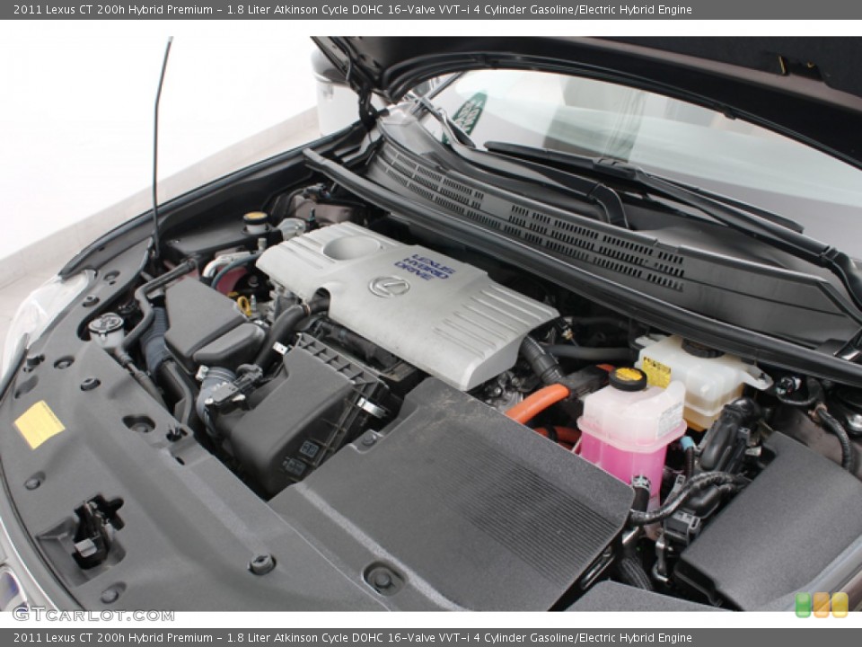 1.8 Liter Atkinson Cycle DOHC 16-Valve VVT-i 4 Cylinder Gasoline/Electric Hybrid Engine for the 2011 Lexus CT #76139508