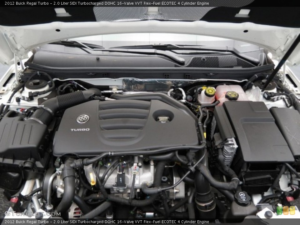 2.0 Liter SIDI Turbocharged DOHC 16-Valve VVT Flex-Fuel ECOTEC 4 Cylinder Engine for the 2012 Buick Regal #76142877