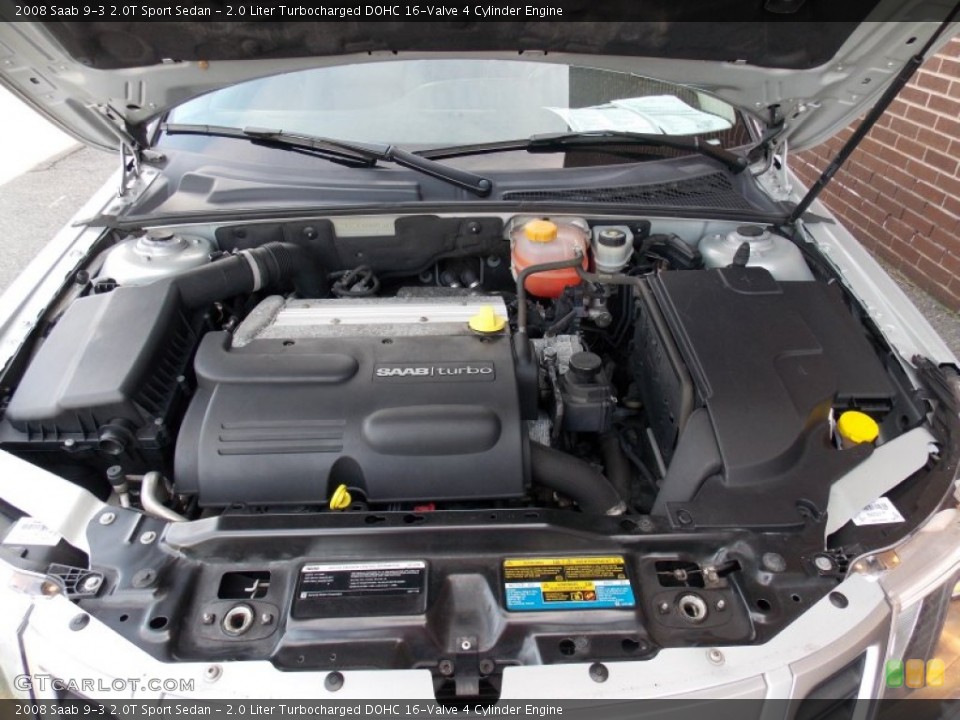 2.0 Liter Turbocharged DOHC 16-Valve 4 Cylinder Engine for the 2008 Saab 9-3 #76153518