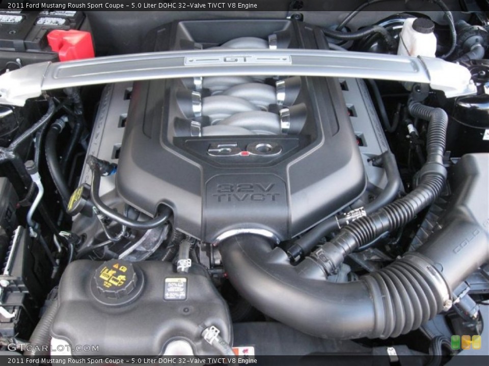 5.0 Liter DOHC 32-Valve TiVCT V8 Engine for the 2011 Ford Mustang #76160123