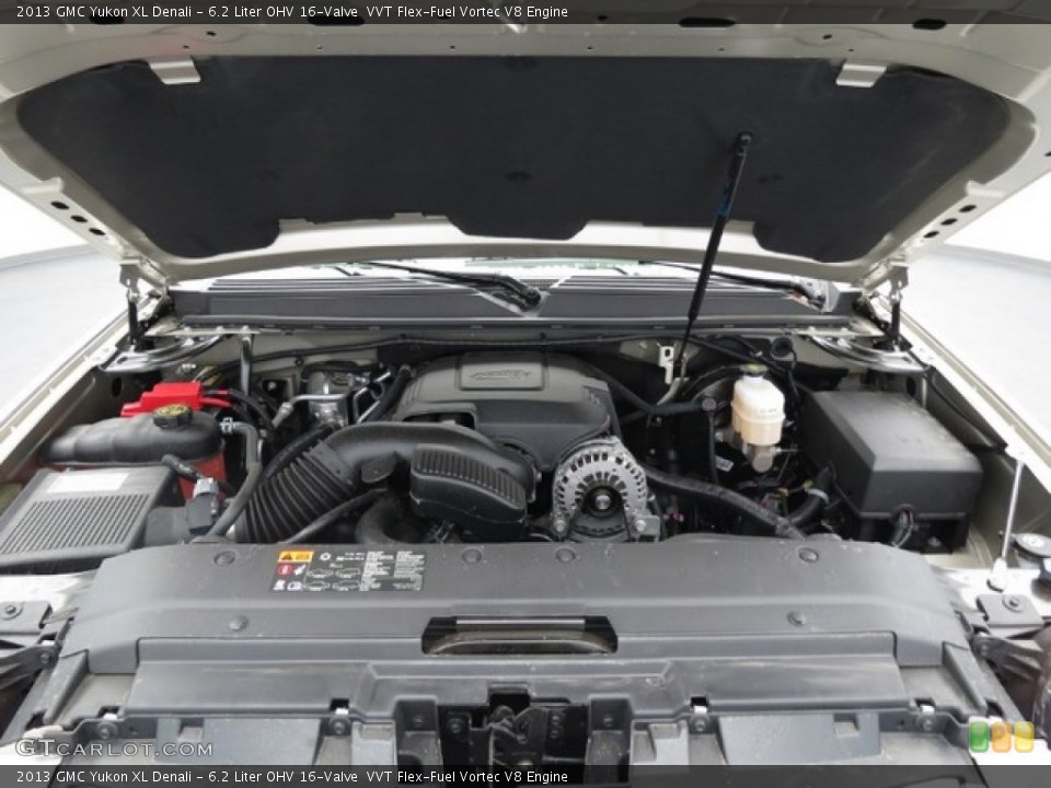 6.2 Liter OHV 16-Valve  VVT Flex-Fuel Vortec V8 Engine for the 2013 GMC Yukon #76179062