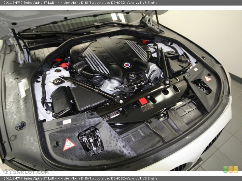 4.4 Liter Alpina DI Bi-Turbocharged DOHC 32-Valve VVT V8 Engine for the 2011 BMW 7 Series #76189499