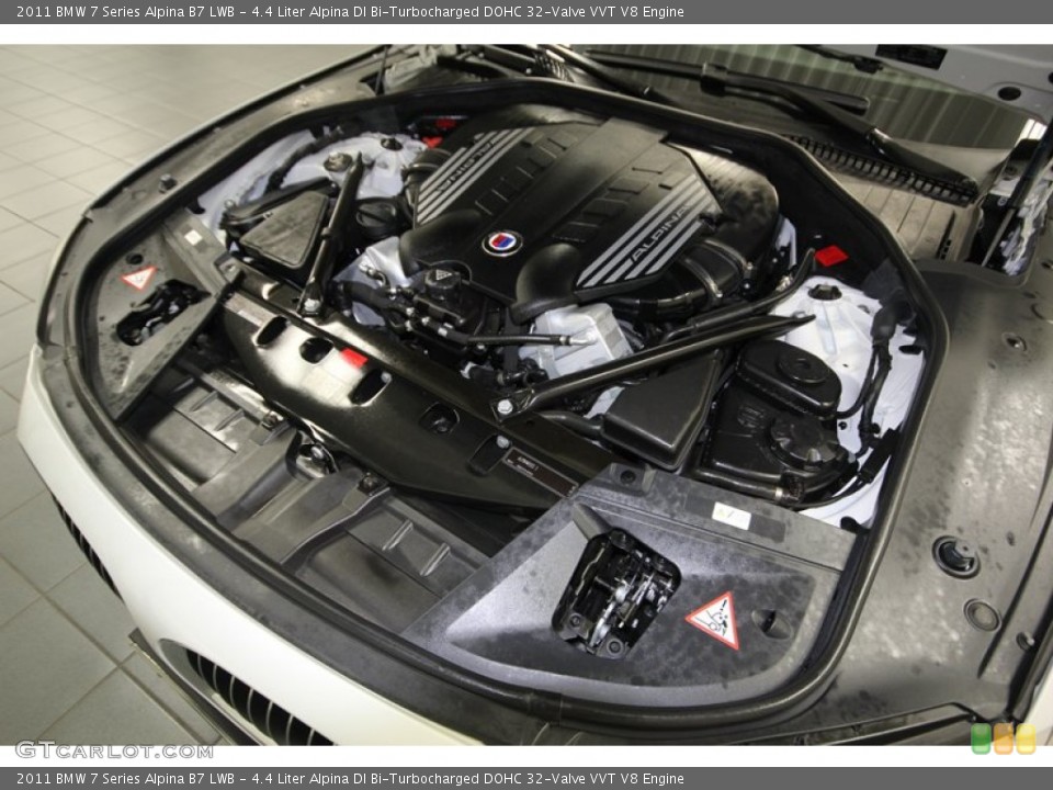 4.4 Liter Alpina DI Bi-Turbocharged DOHC 32-Valve VVT V8 Engine for the 2011 BMW 7 Series #76189535