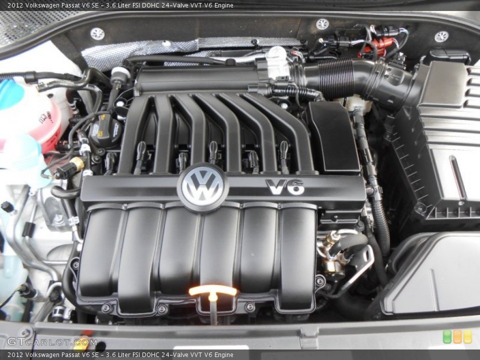 3.6 Liter FSI DOHC 24-Valve VVT V6 Engine for the 2012 Volkswagen Passat #76193810