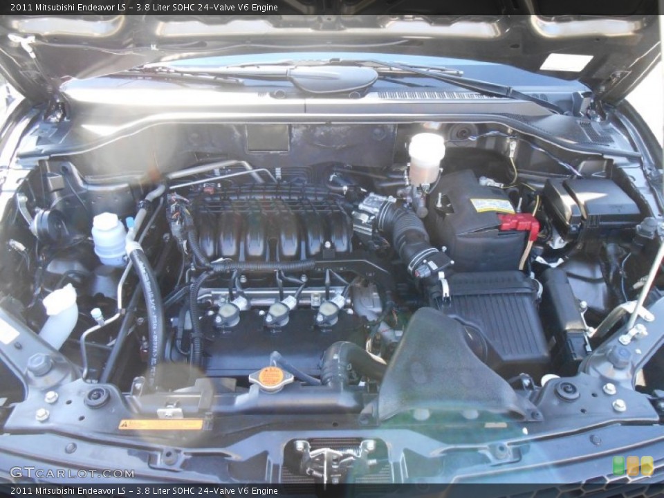 3.8 Liter SOHC 24-Valve V6 2011 Mitsubishi Endeavor Engine