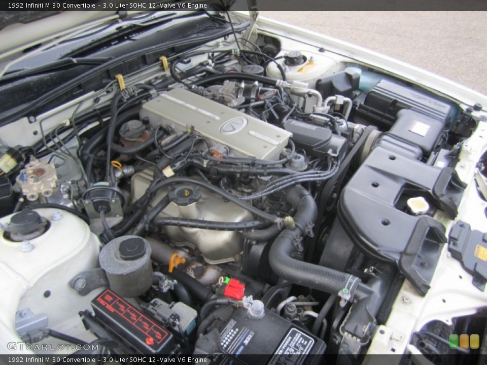3.0 Liter SOHC 12-Valve V6 1992 Infiniti M Engine