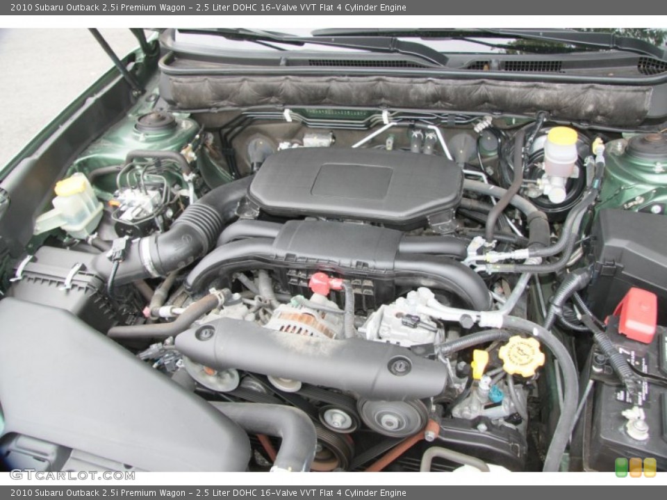 2.5 Liter DOHC 16-Valve VVT Flat 4 Cylinder Engine for the 2010 Subaru Outback #76227245