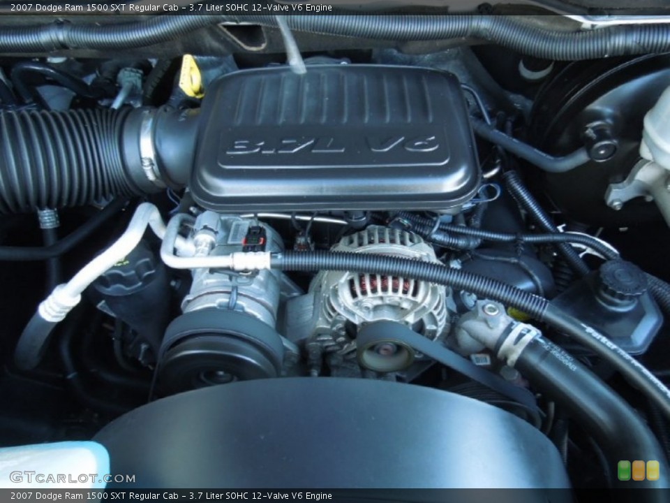 3.7 Liter SOHC 12Valve V6 Engine for the 2007 Dodge Ram