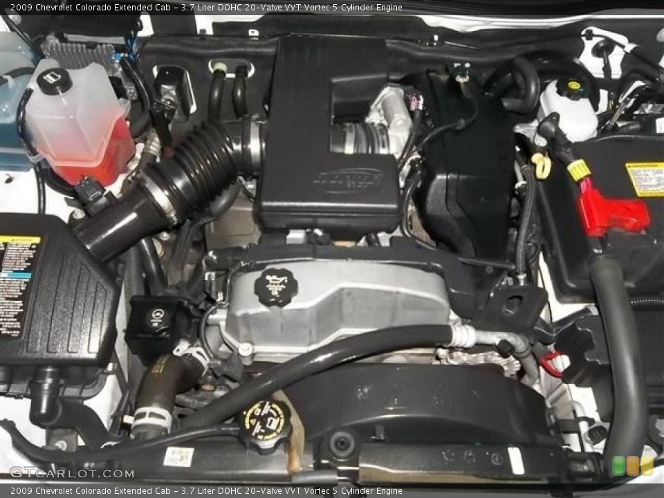 3.7 Liter DOHC 20-Valve VVT Vortec 5 Cylinder Engine for the 2009 Chevrolet Colorado #76242296