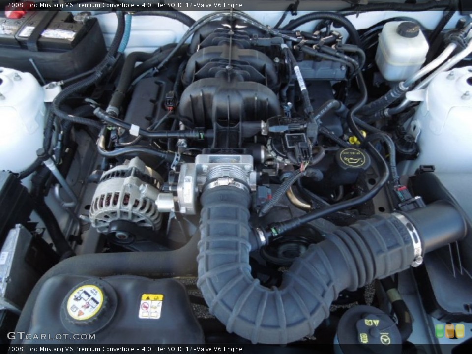 4.0 Liter SOHC 12-Valve V6 Engine for the 2008 Ford Mustang #76243802
