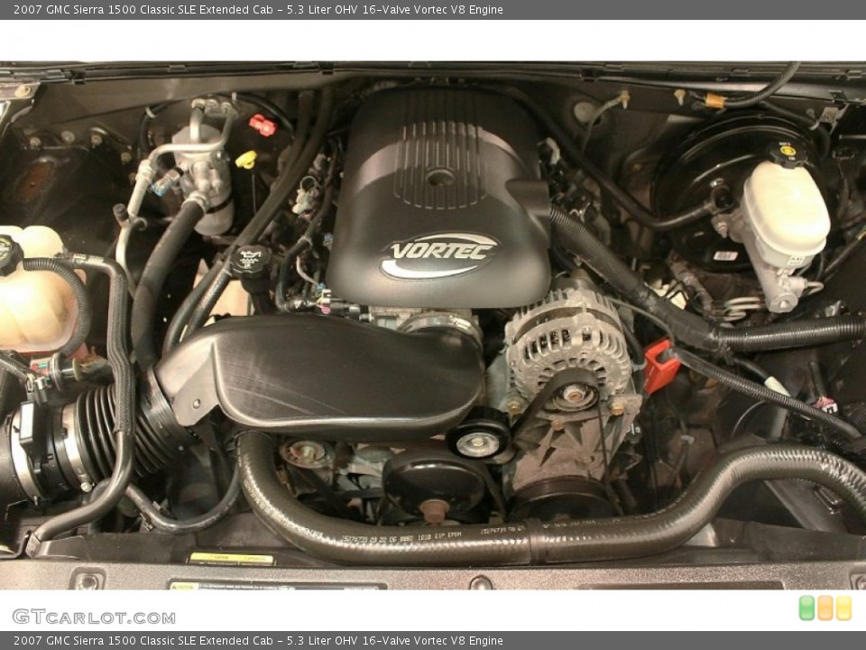 5.3 Liter OHV 16-Valve Vortec V8 Engine for the 2007 GMC Sierra 1500 #76251497