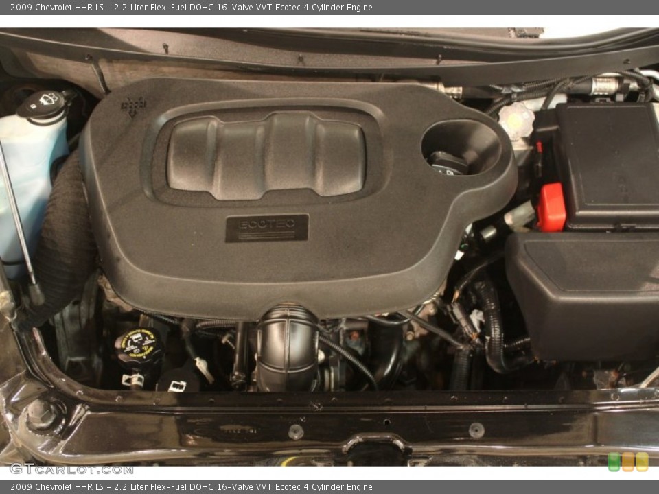2.2 Liter Flex-Fuel DOHC 16-Valve VVT Ecotec 4 Cylinder 2009 Chevrolet HHR Engine