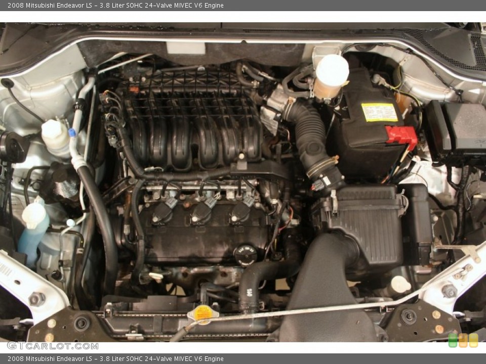 3.8 Liter SOHC 24-Valve MIVEC V6 2008 Mitsubishi Endeavor Engine