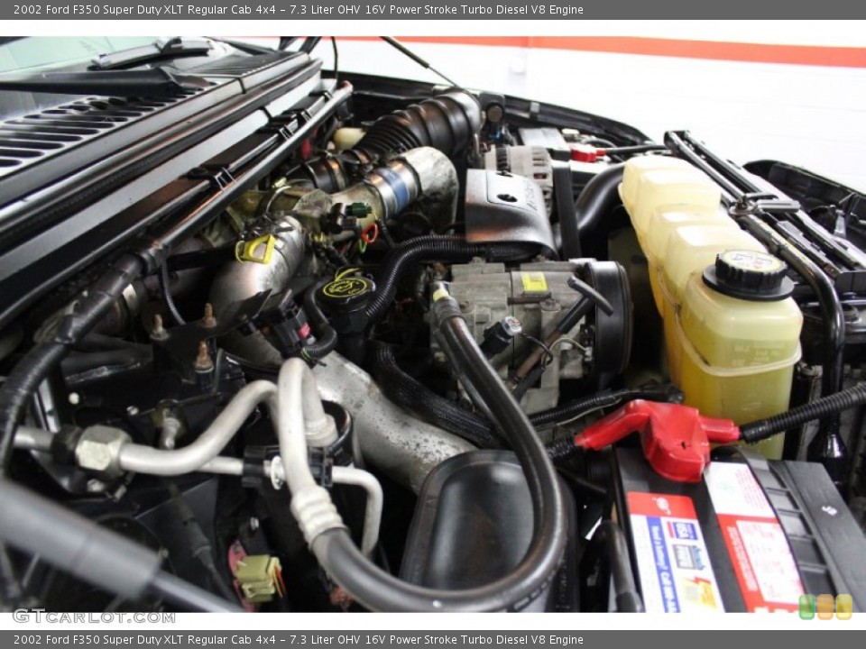 7.3 Liter OHV 16V Power Stroke Turbo Diesel V8 Engine for the 2002 Ford F350 Super Duty #76256747