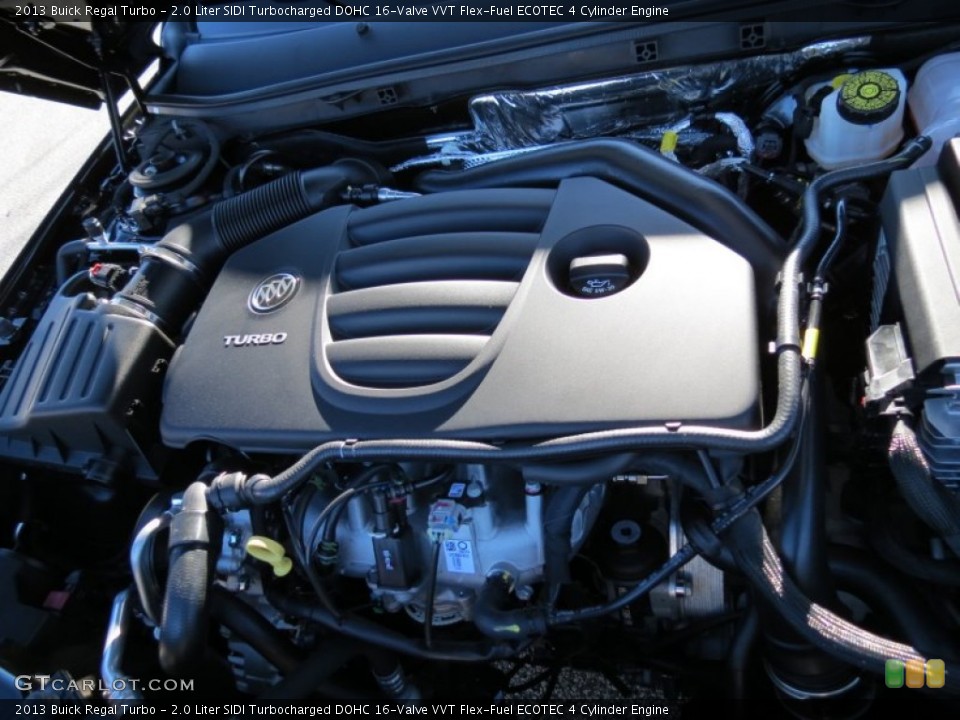 2.0 Liter SIDI Turbocharged DOHC 16-Valve VVT Flex-Fuel ECOTEC 4 Cylinder Engine for the 2013 Buick Regal #76257143