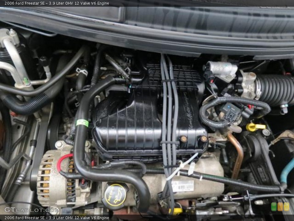 3.9 Liter OHV 12 Valve V6 2006 Ford Freestar Engine