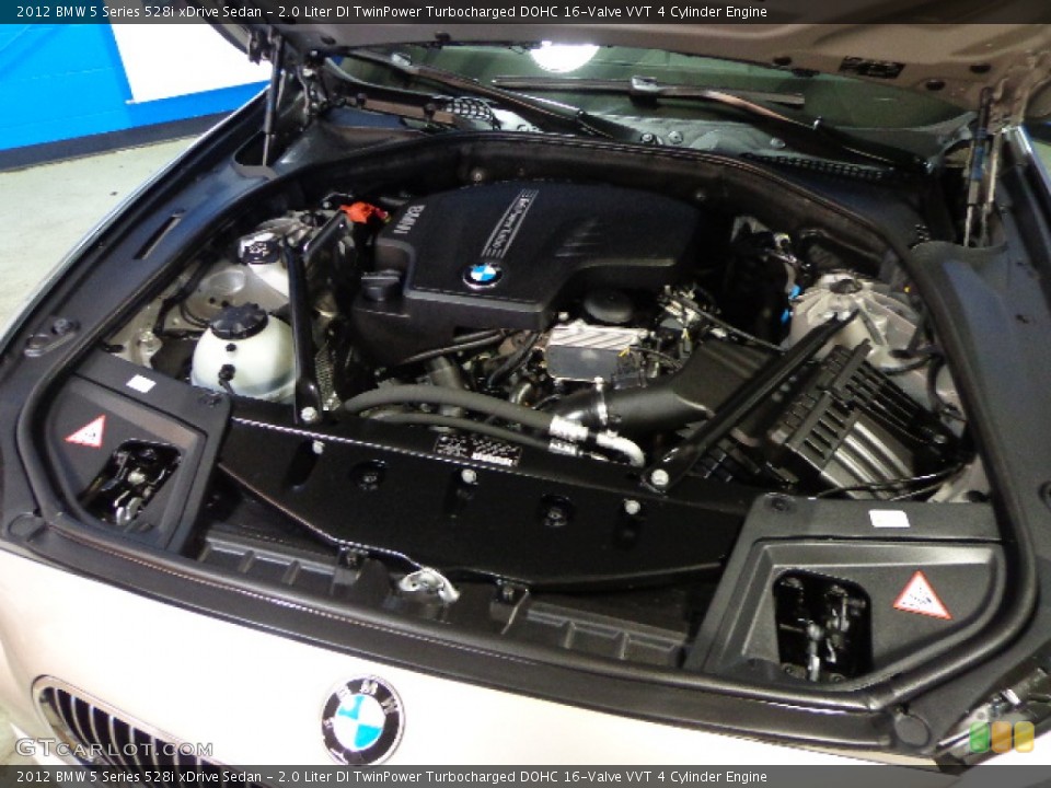 2.0 Liter DI TwinPower Turbocharged DOHC 16-Valve VVT 4 Cylinder Engine for the 2012 BMW 5 Series #76259788