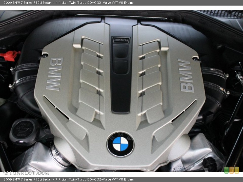 4.4 Liter Twin-Turbo DOHC 32-Valve VVT V8 Engine for the 2009 BMW 7 Series #76276886