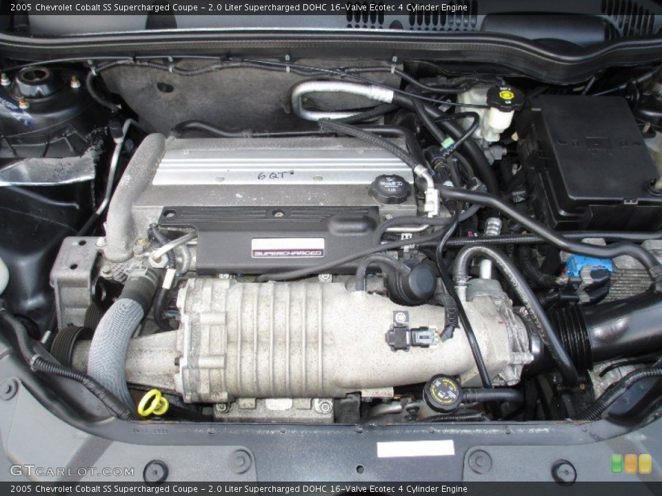 2.0 Liter Supercharged DOHC 16-Valve Ecotec 4 Cylinder Engine for the 2005 Chevrolet Cobalt #76287430