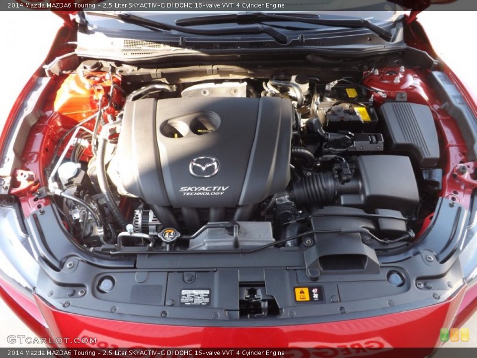 2.5 Liter SKYACTIV-G DI DOHC 16-valve VVT 4 Cyinder Engine for the 2014 Mazda MAZDA6 #76289483