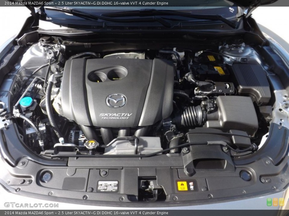 2.5 Liter SKYACTIV-G DI DOHC 16-valve VVT 4 Cyinder Engine for the 2014 Mazda MAZDA6 #76290113